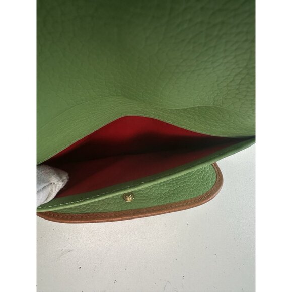 Dooney & Bourke Pebble Grain Spearmint Green Clutch Wallet - Picture 4 of 6